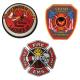 3d Polyester Los Angeles Fire Department Patches Environmental Friendly