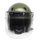 Olive Green Anti Riot Helmet with Gas Mask Hook for South America Police & Army FBK