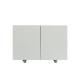 Copier Cabinet white 2 door steel copier stand mobile pedestal file Printer Stand