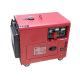 Diesel power 5000w 5kw Small portable electric generator silent type 186FAE Engine