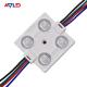 Color Changing LED RGB Light Modules IP67 Square Injection 4 LED 12V 5050 SMD