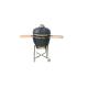 wood fireplace outdoor kitchen CSA Grey  24 Inch Kamado Grill
