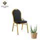 5*25*1.2mm Tube Iron Frame Stackable Dining Chairs With Arms
