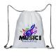 Promotional Custom Logo Printed String Bags Sport Girls Drawstring Bag
