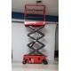 Narrow Aisle Hydraulic Portable Scissor Lift Platform 4.8M 300kg Load Capacity