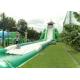 Hippo Giant Inflatable Water Slide For Adult , Comercial Slide Water Slip And Slide With Pool