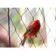 Bird Aviary Wire Mesh , Macaw Parrot Aviary Rope Mesh Protective Cage Enclosure Balcony