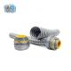 Metal Color 1/2 Zinc Die Cast Flexible Conduit Connector Straight For Conduit