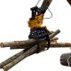 Hydraulic Wood Cutter Excavator Grapple Saw With Chainsaw