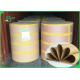 250 / 300 / 300gsm Good Strenght Surface Glossy FSC Kraft Paper Roll For Packing