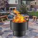 Black Stainless Steel Flame Genie Portable Wood Pellet Camping Stove Smoke Free
