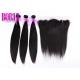 Ear To Ear Malaysian Human Hair Straight Extension With Closure Frontal
