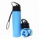 Lightweight BPA Free Collapsible Silicone Water Bottle 600ml
