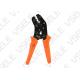 Orange Wire Terminal Crimping Tool / Automotive Electrical Connector Crimping Tool