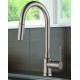 Desk Mounted Contemporary Kitchen Sink Faucets With Pull Down Sprayer