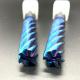 Customized HRC65 6 Flutes Solid Carbide End Mills with Blue Nano Coating
