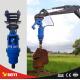 Photovoltaic pile drill hydraulic auger driver equipment used on excavator 5-40 tons