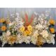 Vibrantly Colored Road Lead Artificial Silk Flowers Runner No Fading