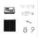 Remote Control Balcony Solar System Adjustable Grid Connected Power Station