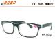 New arrival and hot sale plastic reading glasses,decorate metal in the frame,suitable for women and men