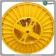 Corrugated reel for process Large size reel with flanges obtained from corrugated plate