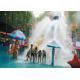 Colorful Aqua Playground Fiberglass Water Slide , Theme Park Equiment