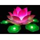 LED Acrylic lotus lamp Floating Simulation lotus shape Landscape lotus lamp Waterscape lighting lamp