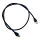 1m RJ45 PVC Ethernet Cable Assembly 24AWG 100Ω Impedance Data Transfer Cord 1GHz Frequency