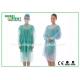 18-40g/M2 Medical Non-Woven Disposable Isolation Gowns With Knitted Cuff