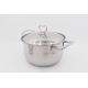 16+18cm Saucepans sets multi-functional boiling stockpot rolled edge stewpot with steel cover