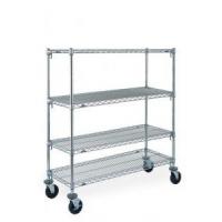Stainless Steel Atrinity Heavy Duty Wire Shelving Rack , NSF Chrome Shelving
