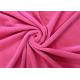 260GSM 92% Polyester Microfiber Elastic Velvet Fabric for Toys Home Textile Neon Pink