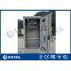 Double Wall Outdoor Electrical Cabinet One Compartment Galvanized Steel Theftproof