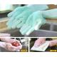 Kids Magic Silicone Rubber Dishwashing Gloves Household Heat Resistant