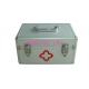 Emergency Medical Metal First Aid Box , Aluminum Medical Case With Two Locks
