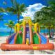Commercial Water Slide Inflatable Kids Outdoor Double Lane Water Slide Bounce House Inflatable Water Slide with Pool