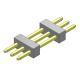 Pin Header Connector 1.00mm Single Row Stack Straight Type 1*3PIN To 1*40PIN SQ0.30mm