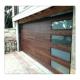 Insulated Exterior / Interior industrial sectional doors Double Tempered Aluminum New Steel / Security / Metal / Patio /