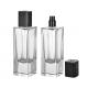Custom Logo Glass Perfume Bottles Crimp Spray Pump Packaging in Various Shapes Colors 30ml-100ml