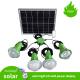 Portable Remote Controller Led Solar Power System 435lum Dimmable