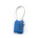 Cable lock PC material TSA travel lock& Fashion Design Tsa Luggage Lock& Tsa Bag Number Lock