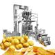 CE Automatic Multi Head Weigher Vertical Packing Machine Food / Popcorn / Potato Chips