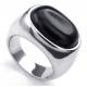 Tagor Jewelry Super Fashion 316L Stainless Steel Casting Rings Collection PXR027