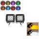 3.2 inch LED work light with RGB angel eyes ring with Spot\Flood Beam a lot of  color free to choose for car