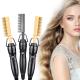 50/60Hz Ultralight Electric Hot Hair Comb , Durable Ceramic Comb Hair Straightener
