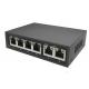 Full Gigabit 6 Port POE Ethernet Switch 1-4 Support BT PoE MAX 90W
