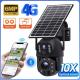 10X Zoom Alarm Solar LTE Security Camera Sustainable 4g Solar CCTV Camera