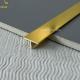 20mm T Shaped Transition Strip High Gloss Gold Floor Cover Aluminum
