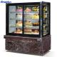 Stainless Steel 768W Dessert Display Fridge , Multipurpose Cake Showcase Refrigerator
