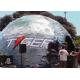 Outdoor Aluminium Steel Q235 Transparent Clear Roof Easy To Install Geo Dome Tent